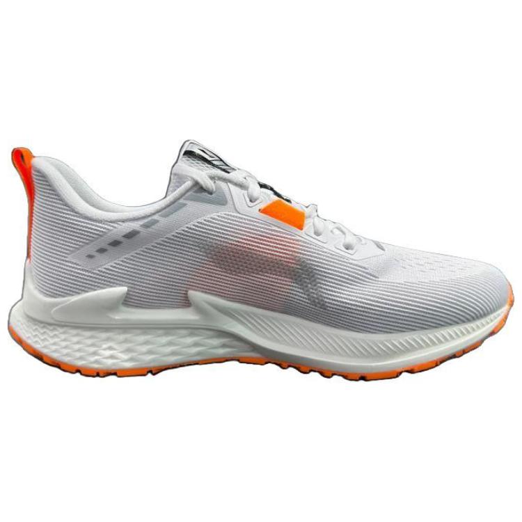 Li-Ning Comfortable Versatile Shock Absorbing Non-Slip Durable Low-Top Running Shoes Women Sneakers White Orange ARBU004-1