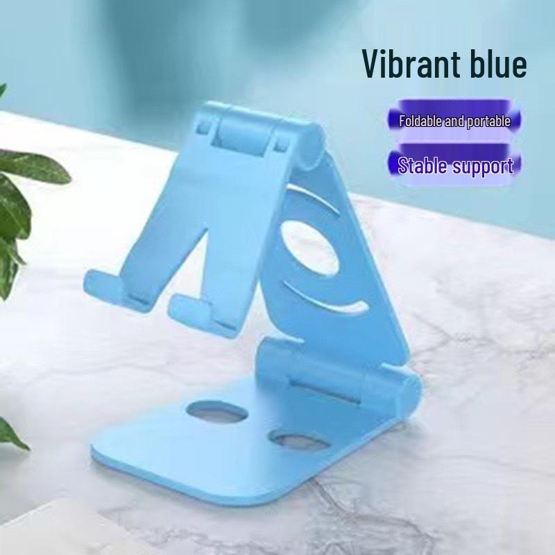 Double Foldable Portable Phone & Tablet Stand: Multifunctional & Creative Gift for Desktop & Live Streaming.