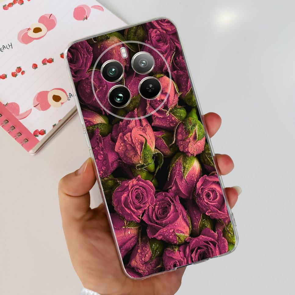 Case For Realme 12 Pro 6.7" Fashion Cute Cartoon Cat Soft Silicone TPU Cover For Oppo Realme12 Pro 12Pro Plus Bumper Phone Case