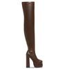 Platform High Heeled Women Over The Knee High Boots Brand Design 2025 Winter Fashion Sexy Elegant Walking Comfy Women Shoes