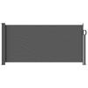 Toldo Lateral Retrátil Antracite 300 x 100 cm Poliéster
