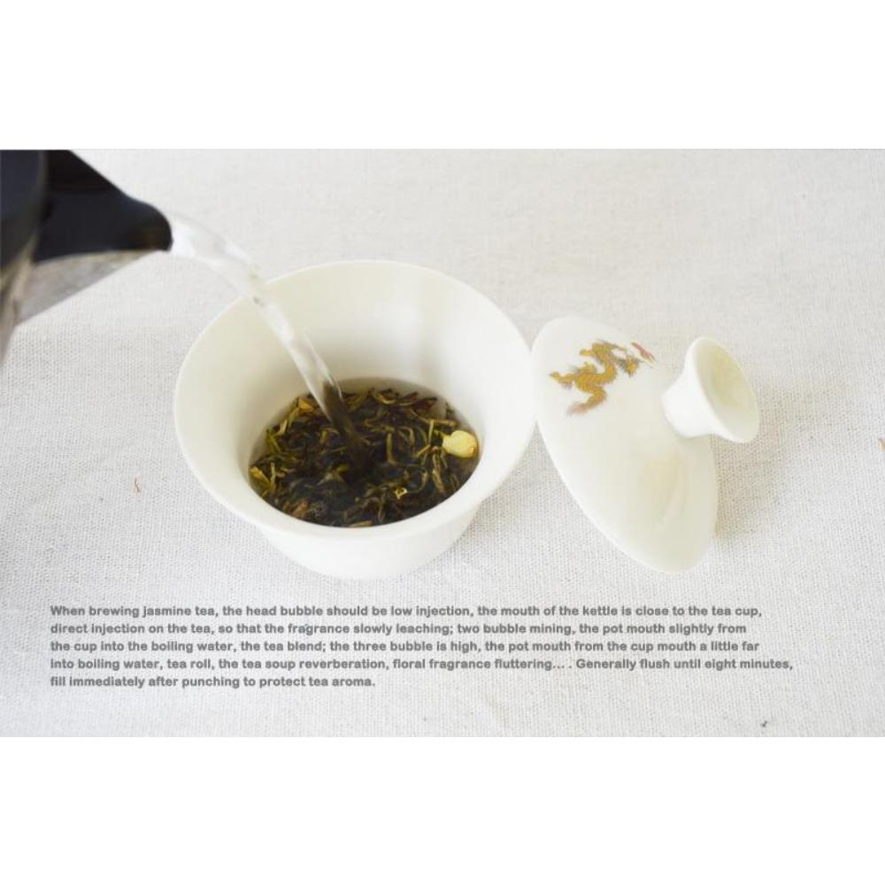 2023100% натуральный свежайший чай с зелеными цветами жасмина — фото 10