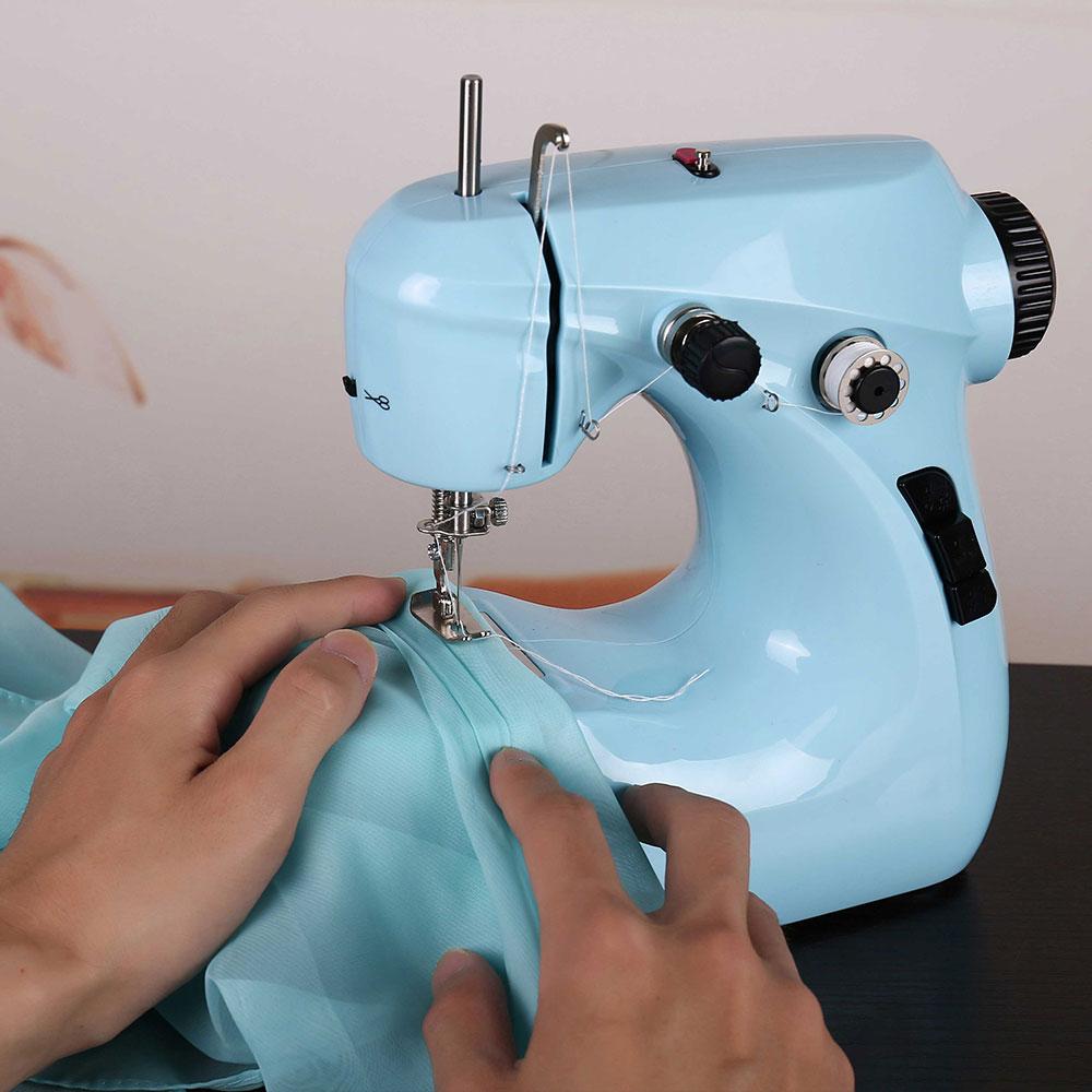 Nähmaschine Haushalt Elektrische Mit Nachtlicht Fuß Pedal DIY Manuelle Patchen Handarbeiten Maschine