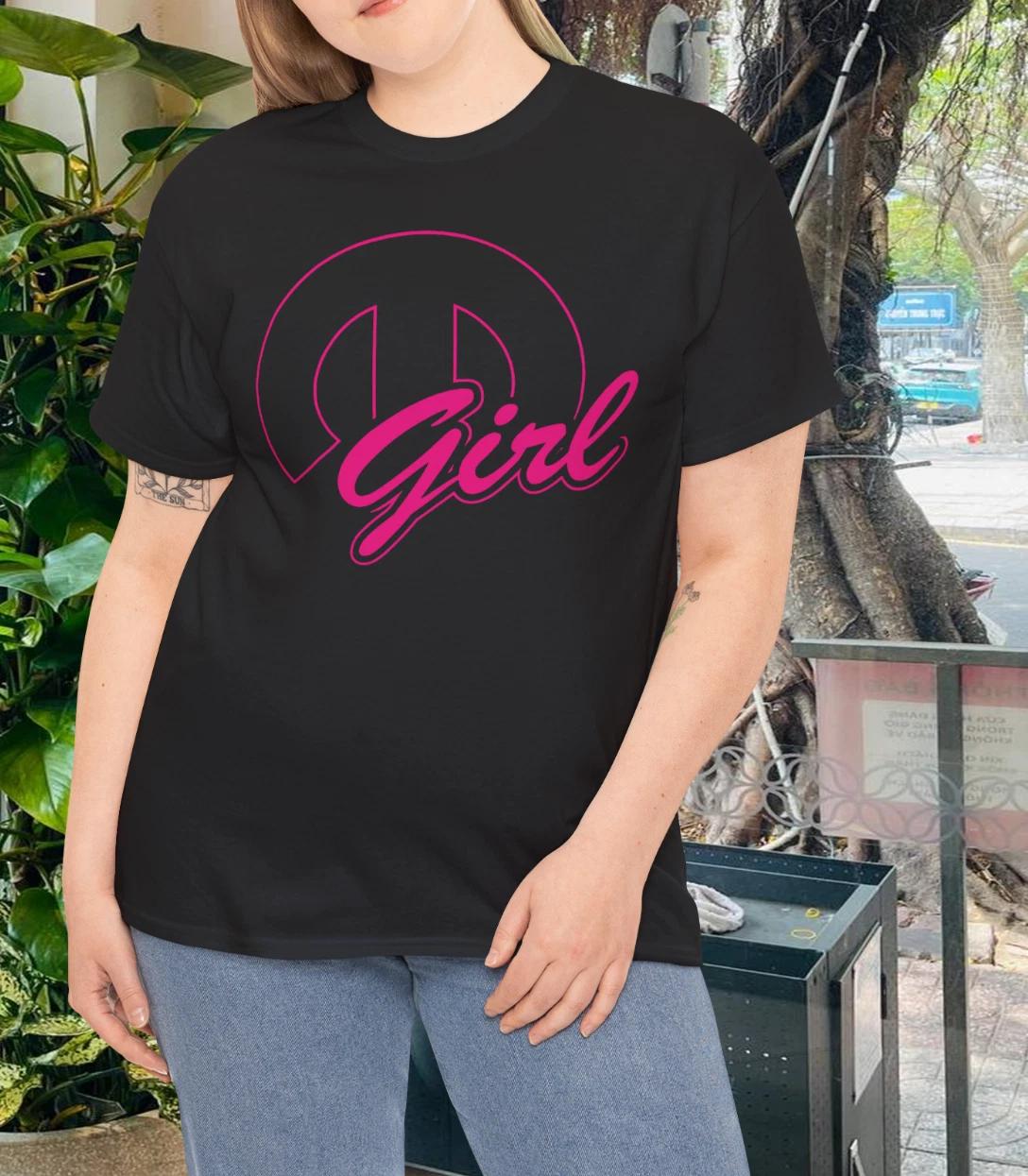 BIG Black and Hot Pink Mopar GIRL Classic T-Shirt XL