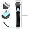 Back Hair Removal And Body Shaver, Ergonomic Handle, Shave Wet Or Dry