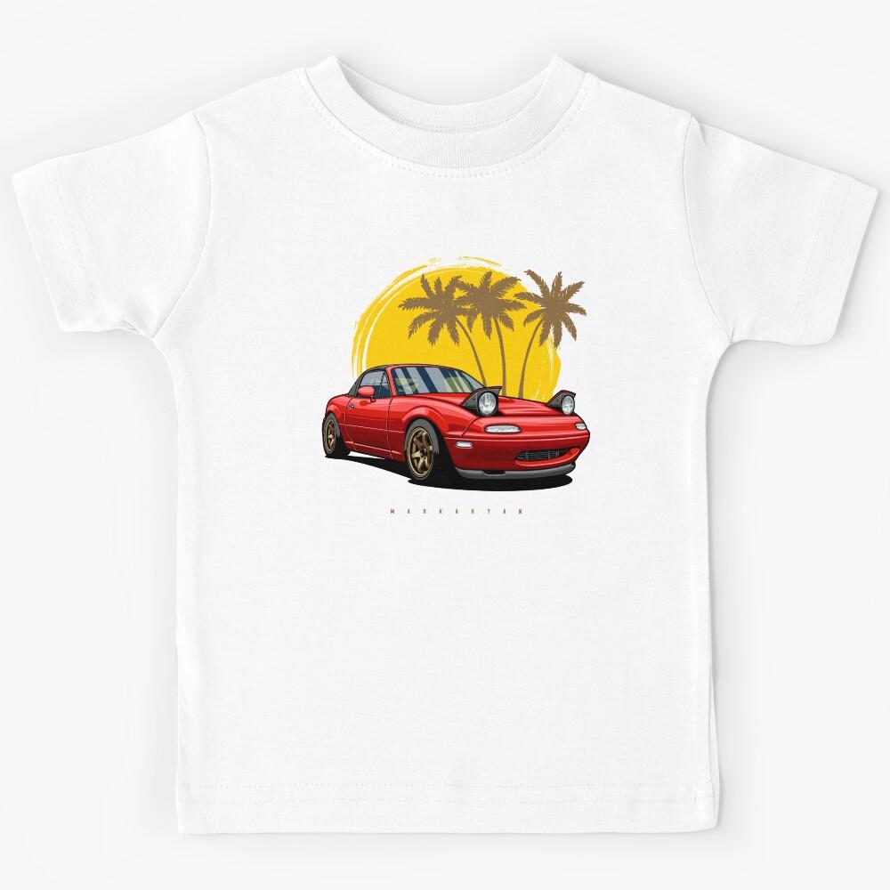 Roadster MX5 Miata (red) Kids T-Shirt 110