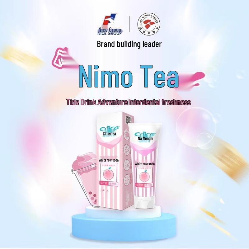 Naice Nick Meng White Peach Soda Toothpaste