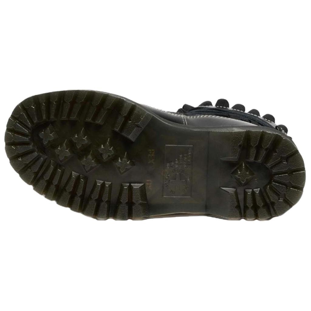 Dr. Martens Stivali Versatili Comodi in Pelle con Volant Serie Jadon 5cm Stivali Donna Nero 42044001