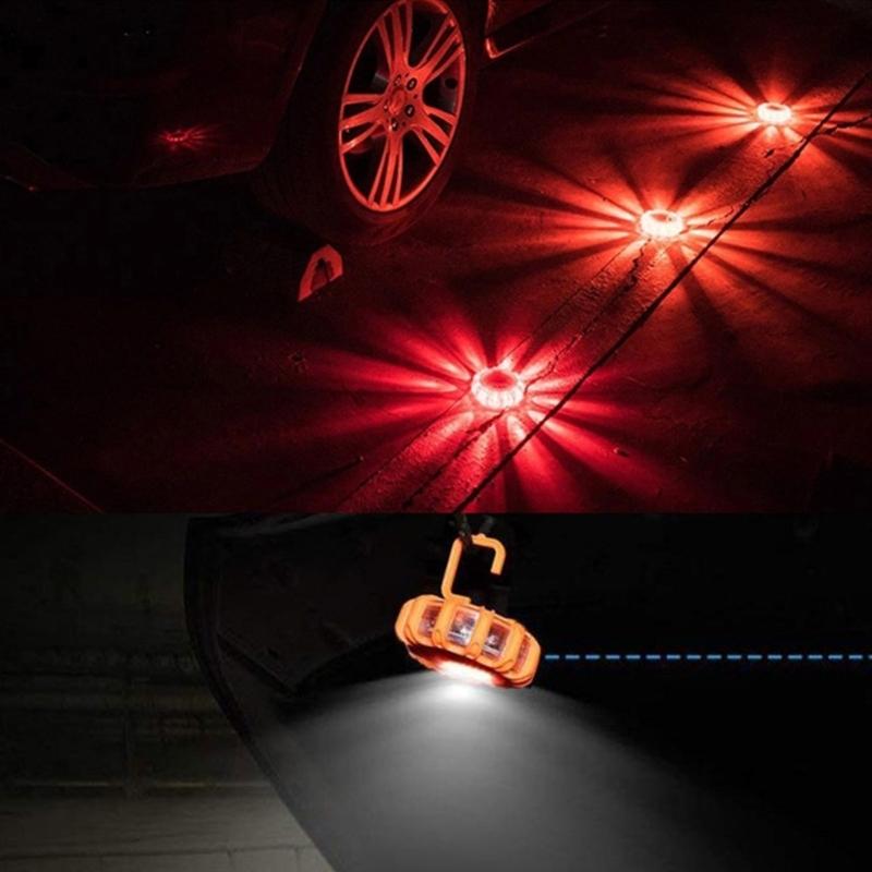 Car Emergencies Beacon Lights with 9 Blinking Pattern Roadside Assistance LED Flares Auto Safety Flashing Lights