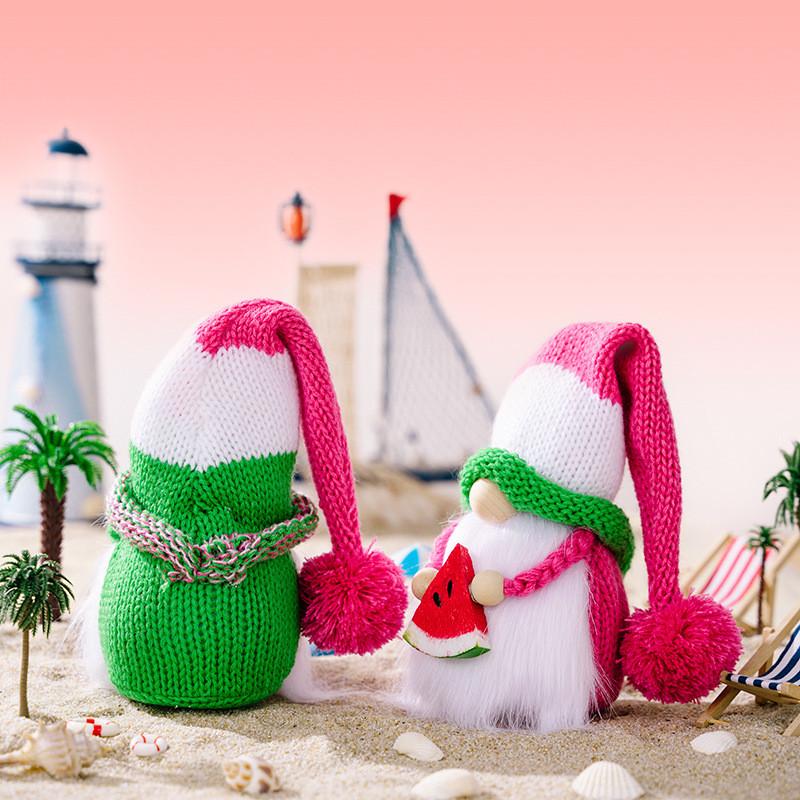 Enchanting Watermelon Themed Gnome Doll Perfect For Summer Celebrations Decor And