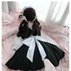Schwarzes süßes Lolita Cosplay Kostüm Animation Show Outfit Dienstmädchen Kostüme Mädchen Frauen Schöne Dienstmädchen Kleid Kleidung