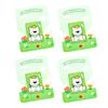 4Pcs Cartoon Magnetic Bookmark Cute Puppy Page Clips for Students Readers Non-Slip Reusable Reading Accessory for Journaling Office School Gifts