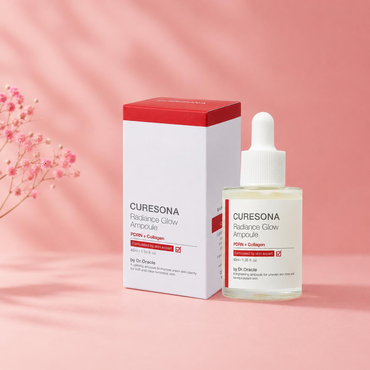 Dr. Oracle Curesona Radiance Glow Ampoule 40ml – Brightening Hydrating Serum for Luminous Skin