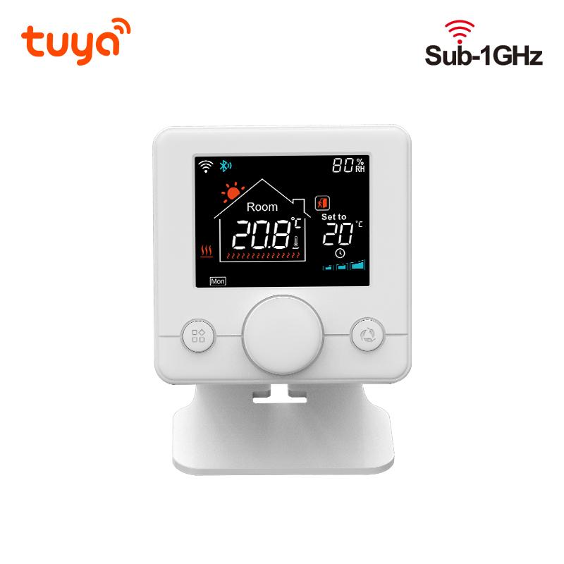Tuya WiFi Wireless Thermostat 8 Sub-Chamber RF Central Hub Controller Box with LCD Indicates Gas Boiler Floor Heating Actuator7