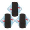 3pcs Cloth Sanitary Towels Washable Reusable Sanitary Towels Pads Menstrual Absorbent PadsN41