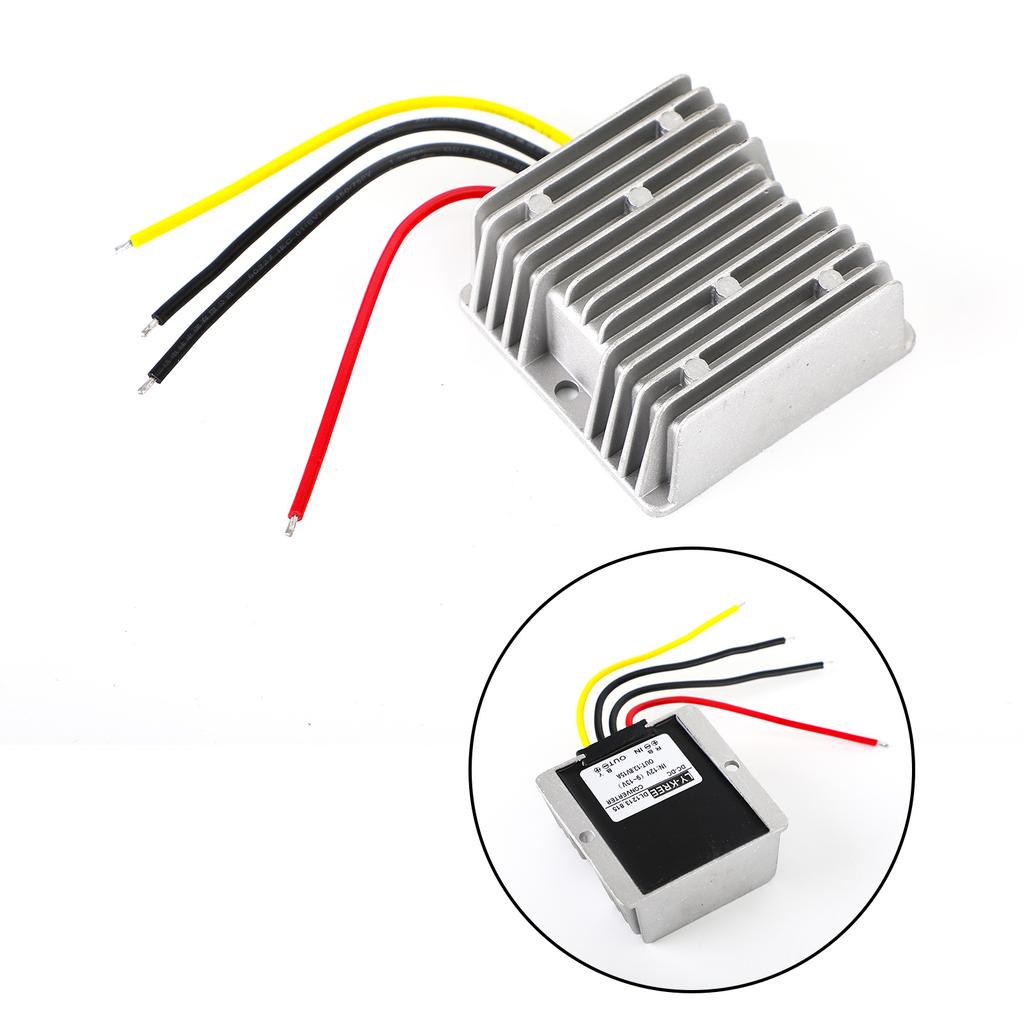 Waterproof DC/DC Converter Regulator 12V Step Up To 13.8V 15A 207W