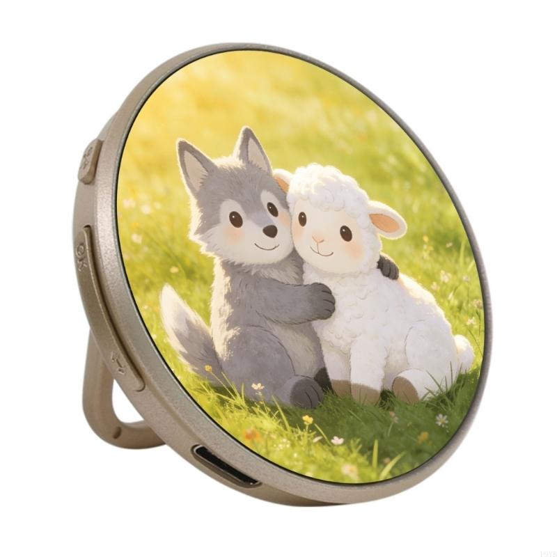 Electronic Animes Badges Pin for Backpacks Digital Photo Pixels Display Decors Funny Digital Animes Badges Birthday Gift