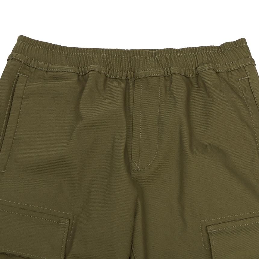STONE ISLAND Solid Color Elastic Cuff Casual Pants Kids Bottoms Brown 791630712-V0054