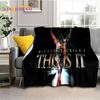 MJ King of Pop Michael Jackson Soft Flannel Blanket for Beds Bedroom Sofa Picnic,Throw Blanket for Cover Outdoors Leisure Gift