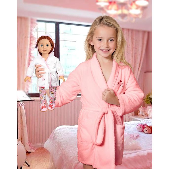 American 18-Inch Doll Clothes, 8 Sets Doll Clothing and Accessories for 18 inch Doll, Baby Doll Dress up Toys for Girls Kids