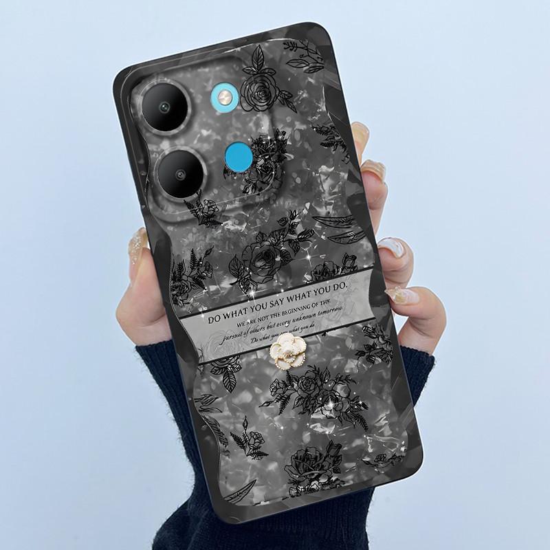 For Infinix Smart 7 X6515 Case Smart 7 HD X6516 Fashion Simplicity Cover Soft Silicone Phone Case For infinix Smart7 Plus Shells