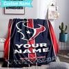 Custom Name Blanket Houston-Texans Artwork Blanket Bedding Blanket for Travel, Camping, Living Rooms, Offices, Sofas, Fan Christmas gift