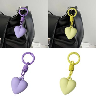 Llavero de Corazón Llaveros Creativos Estilos Coreanos Llaveros Colgantes para Mochila Llaveros de Coche para Decoración de Bolso