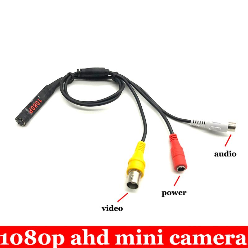 New Micro 2500TVL Wired CCTV AHD AUDIO Security Night Vision Video Hidden Camera