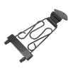 6 String Trapeze Tailpiece with Screws Height Adjustment Open Frame Bridge Tailpiece for Archtop Jazz Guitar Bass