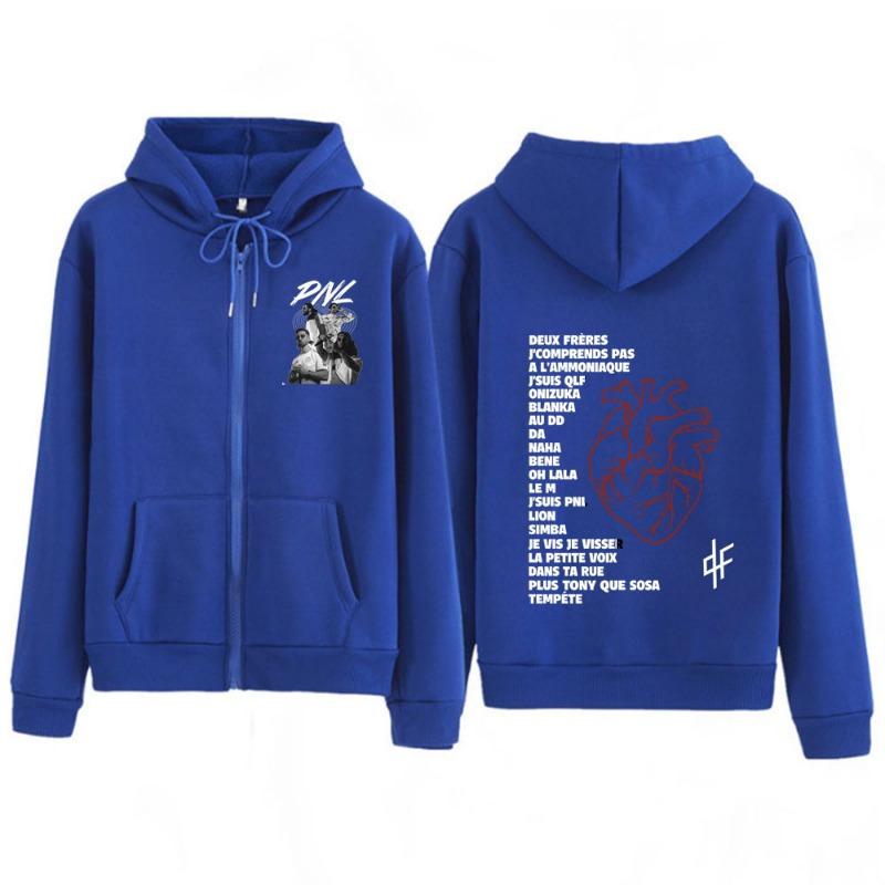 Rapper PLK Graphic Zipper Hoodies Men's Women Clothing Fashion Hip Hop Harajuku Oversized Zip Up Hoodie Sweatshirts Funny Wears