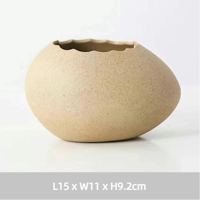 Creative INS Ceramic Eggshell Bird’s Nest Bowl – Ramen, Dessert & Snack Bowl