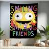 VIKAMA Happy Smiley Face Tapestry Colorful Smiley Faces Bohemian Decor To Add Joyful Vibes To Your Living Room or Bedroom