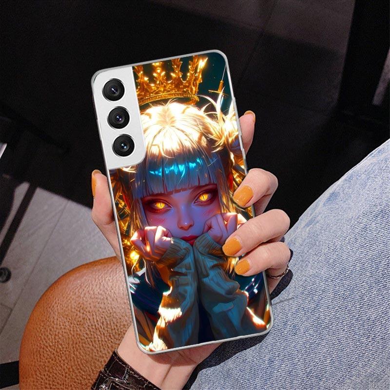 Himiko Toga My Hero Fashion Phnoe Case for Samsung Galaxy S26 S25 Edge S23 S24 Ultra S22 Plus S21 S20 FE Unique Cover Soft Coque