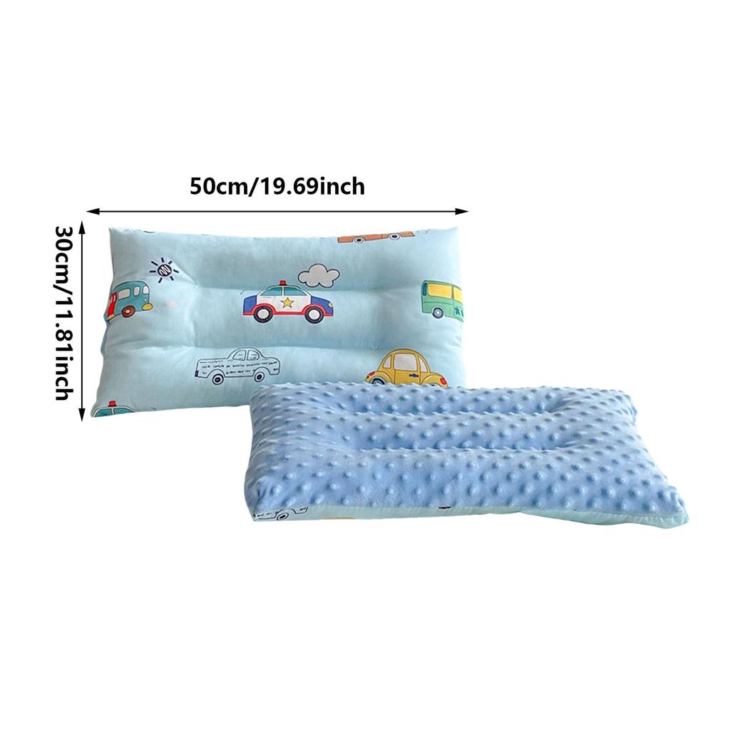 Kinderkissen Baby Baumwollkissenkern Babykissen blau