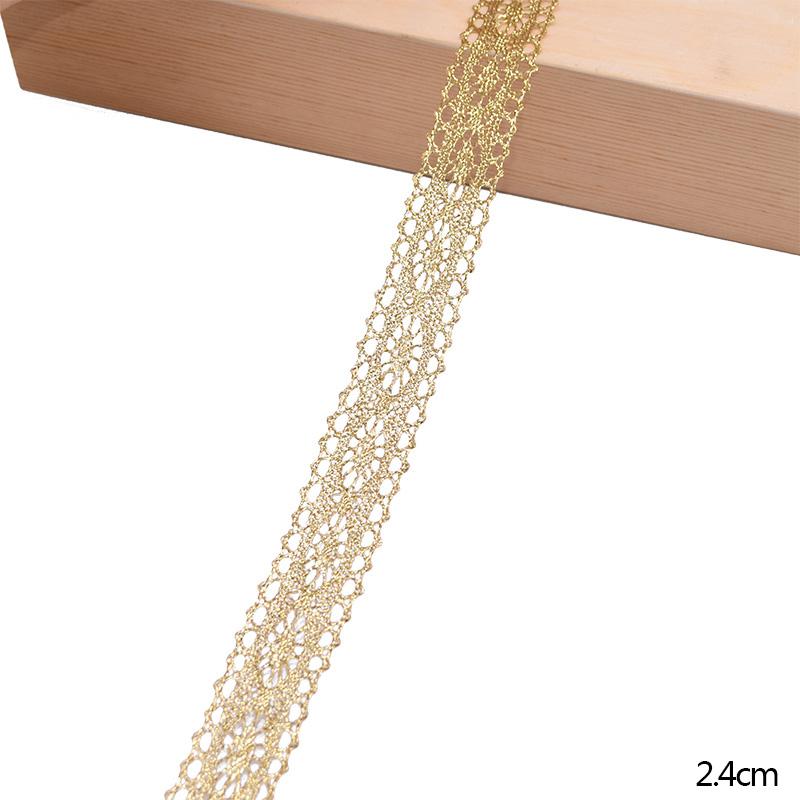 5/10Yards White Cotton Embroidered Lace Trim Ribbons Fabric DIY Handmade Craft Clothes Sewing Accessories Supplies