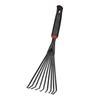 1pc Garden Grass Leaf Rake Plastic Rake Gardening Rake Professional Handle Products With Hand Tool Lawn Leveling Tool P1z9
