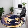 1pc Sailor Moon Office Round Area Rug, Indoor Mat Suitable For Office, Under Office Chairs Bedroom Living Room Home Decor, Room Deco
