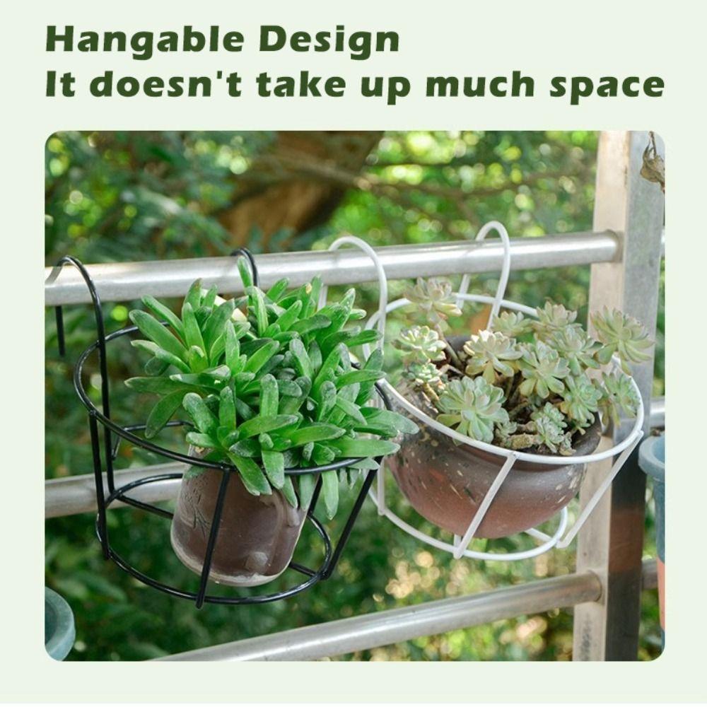 Runder Blumenampel-Halter Hängender Blumentopf-Aufbewahrungsständer Blumenständer Garten