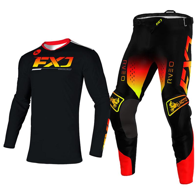 Motokrosová sada pro děti 4 5 6 7 8 9 10 11 12 13 let Mladé dítě Motocykl chlapec dívka Dres Sady kalhot závodní kombinéza Off-road Enduro MX MTB