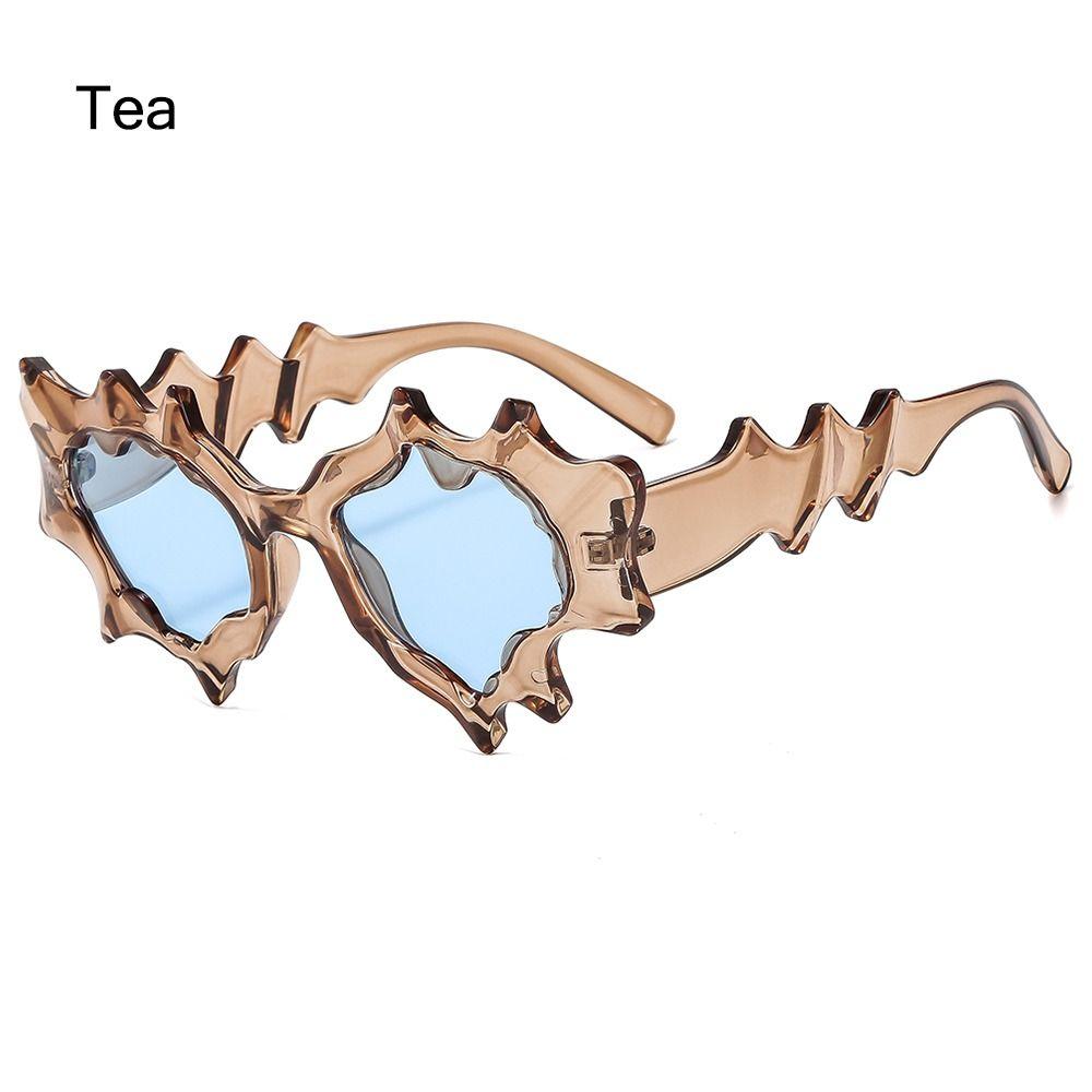 Fashion UV400 Y2K Punk Sunglasses Colorful Cat Eye Steampunk Shades for Women Men Trendy Protective Eyewear