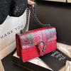 New High-end Fashion Snake Pattern Bag Shoulder Messenger Women's Bag