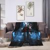 Devil May Cry 5 Dante Warm Soft Blanket Travel Plush Throw Blanket Fashion Home Decor Flannel Bedspread Sofa Bed Cover
