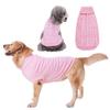 Solid Color High Neck Aran Cable Knit Sweater for Large Dogs