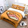 Egg on toast design. Bedding sets Duvet cover sets Duvet covers Pillowcases(1 * Duvet Cover 2 * Pillowcases without duvet insert)