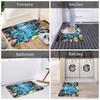2D Koi Pond And Carp Design Door Floor Kitchen Bath Mat Anti-Slip Outdoor  Doormat Bedroom Balcony Entrance Carpet Rug