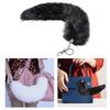 Big Foxes Furs Tail Tassels Keyring Fashion Pendant Keychain Handbag Charm