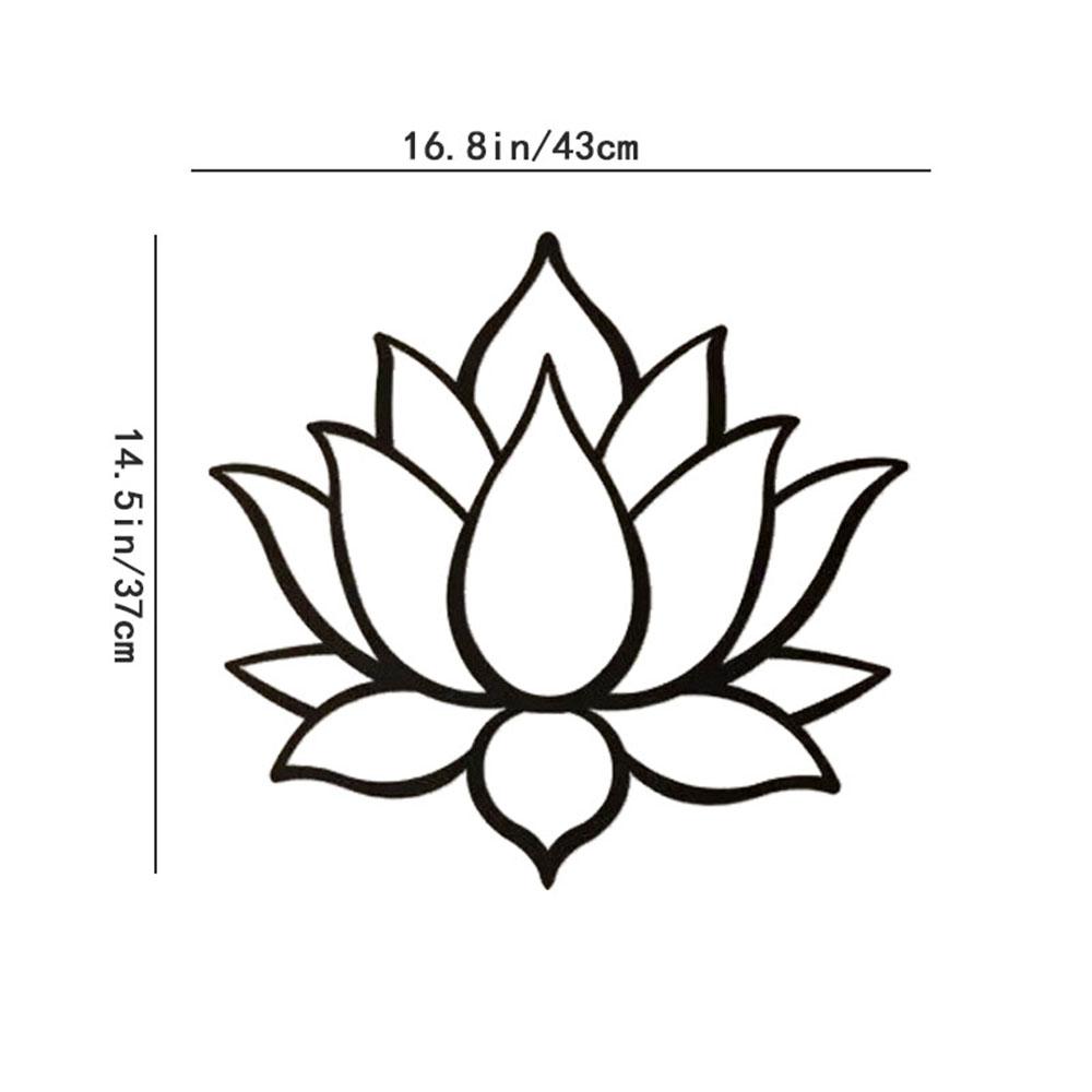 

Настенное искусство из металла «Цветок лотоса» – дизайн мандалы для наружного декора, элегантный металлический настенный акцент для стильного дома и сада светло-серый