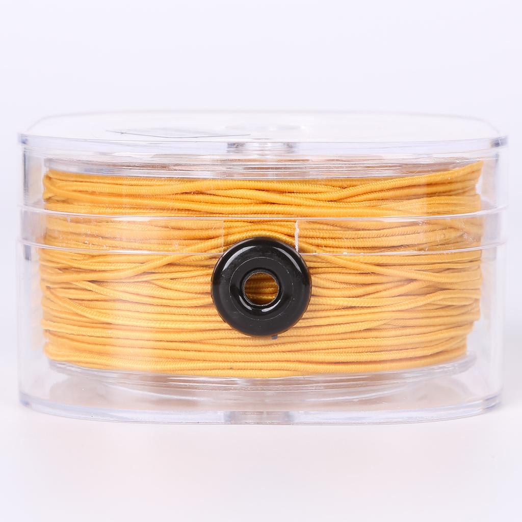 0.8-1.5mm DIY Beading Stretch Rubber Band Elastic Thread Cord with Box Round Beading Wire Jewelry Making