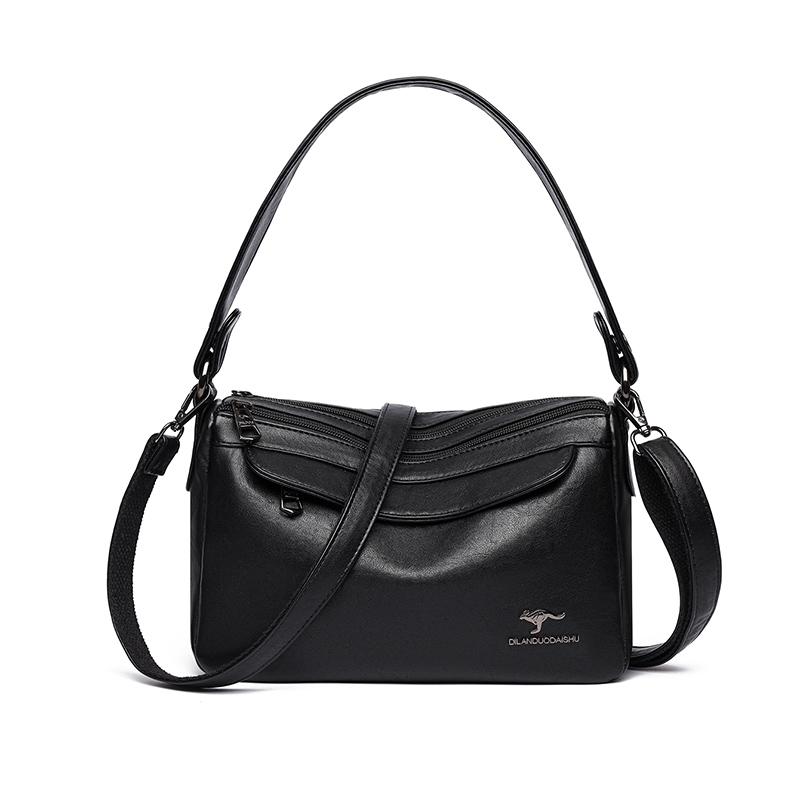 Shoulder Bag Women's Multi-Layer Large Capacity Crossbody Bag