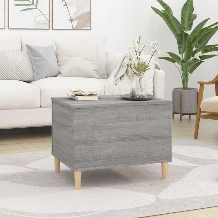 819570 vidaXL Table basse Sonoma gris 60x44,5x45 cm Bois d'ingénierie